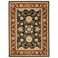 Safavieh Lyndhurst 8" x 10" Black and Red Area Rug, , large