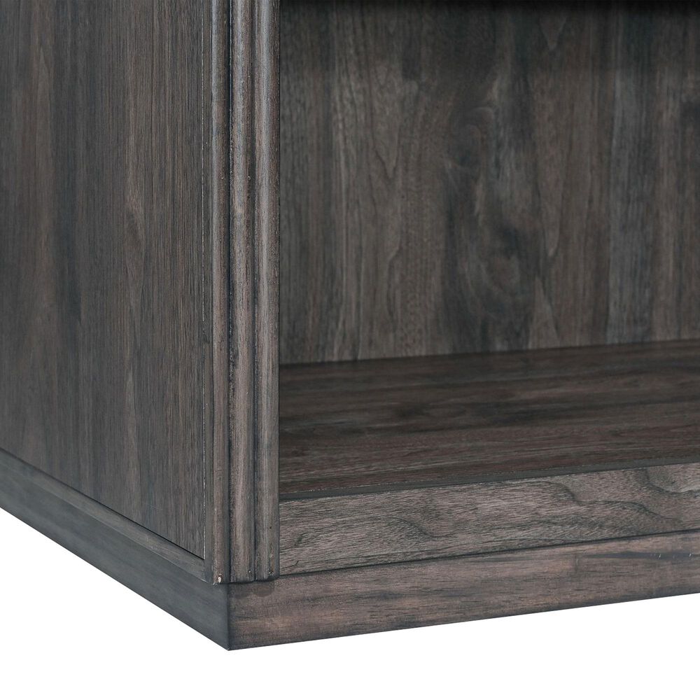 Belle Furnishings Modern Edge 4-Shelf Bunching Bookcase in Caffe, , large