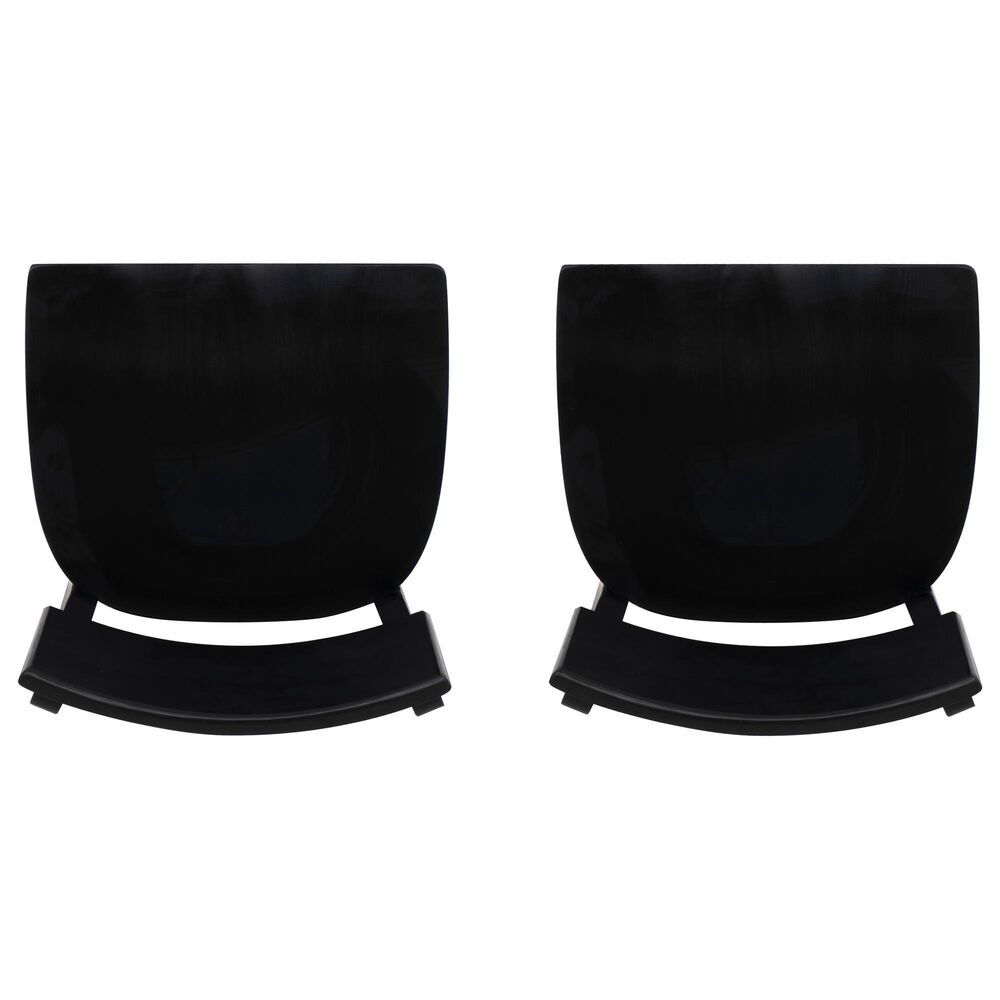 Linon Home Decor Briggs Counter Stool in Black (Set of 2), , large