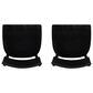 Linon Home Decor Briggs Counter Stool in Black (Set of 2), , large