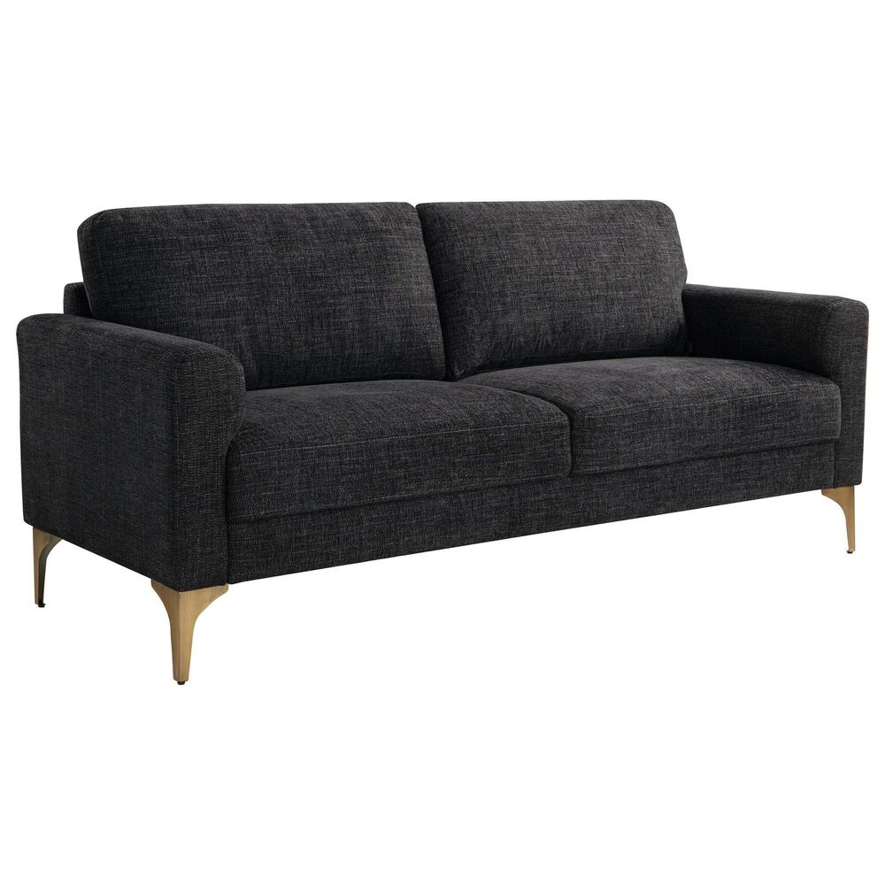 Lifestyle Solutions Mercer Stationary Sofa in Black, , large