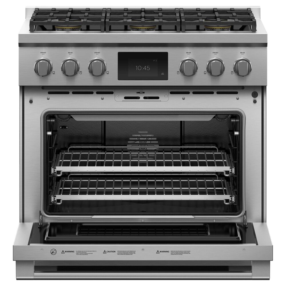 Fisher &amp; Paykel 36&quot; Professional Dual Fuel Range with Natural Gas in Stainless Steel, , large