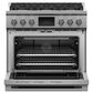 Fisher & Paykel 36" Professional Dual Fuel Range with Natural Gas in Stainless Steel, , large