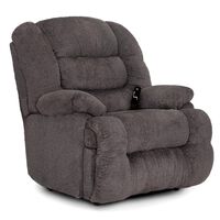 Moore Furniture Everest Oversized Power Rocker Recliner in Nucleus Cement