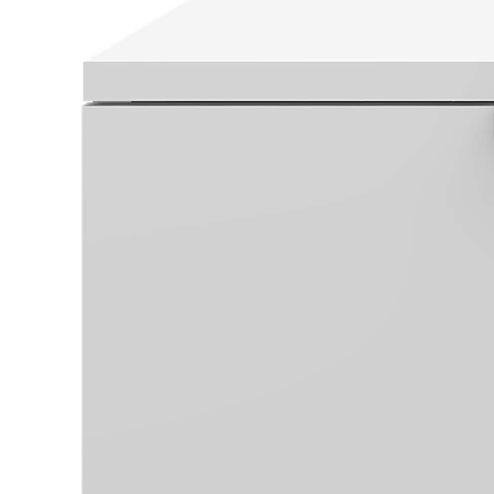 The Monday Company Delma 2-Drawer Nightstand in Matte White &#40;Set of 2&#41;, , large