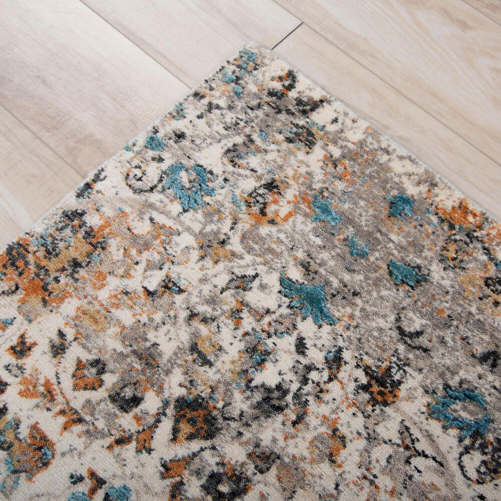 RIZZY Intrigue Ivory 2'6" x 8' Runner, , large