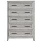 New Heritage Design Fiona 5-Piece King Bedroom Set in Mist Gray, , large