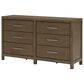 Millenium Cabalynn 6-Drawer Dresser in Light Brown, , large