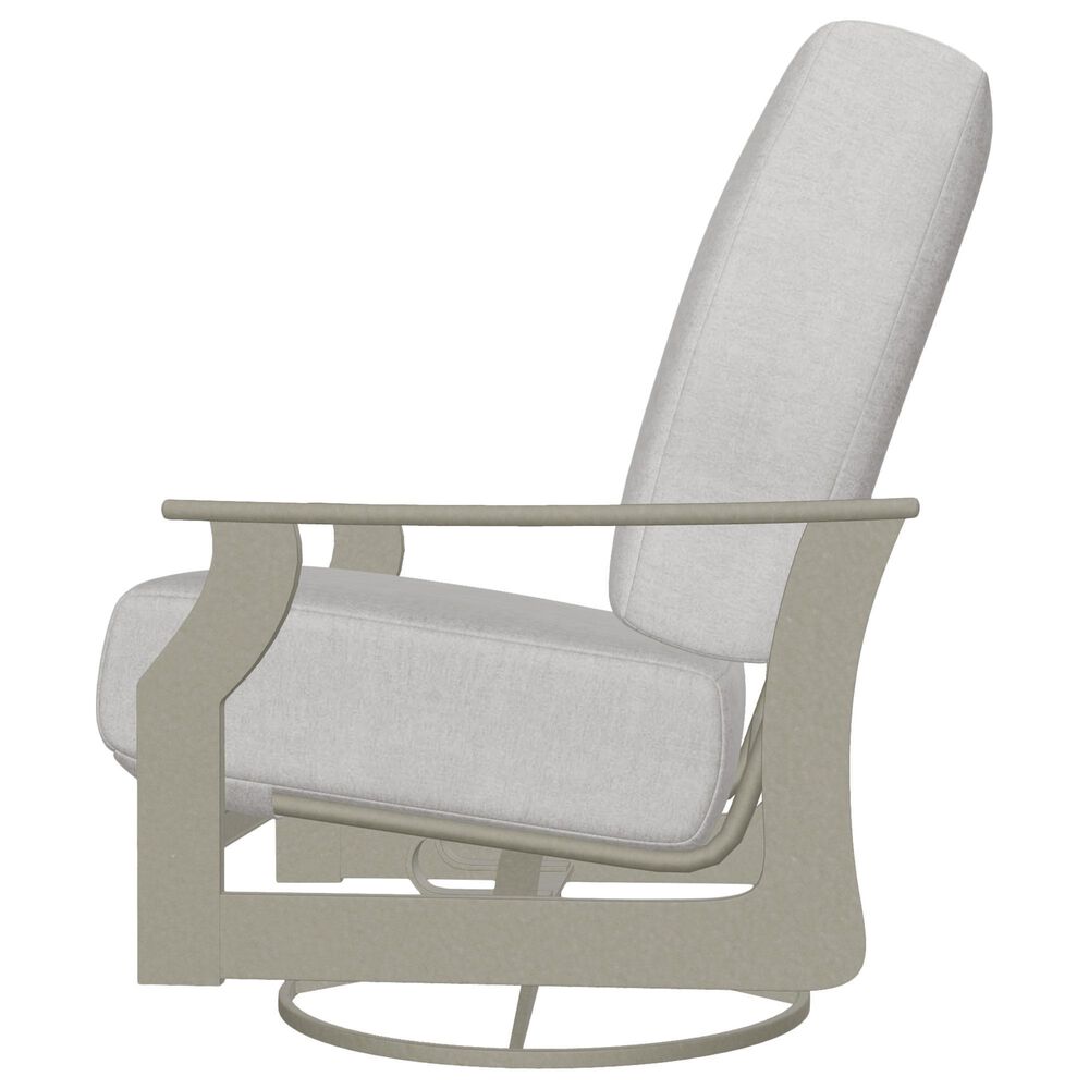 Telescope St. Catherine Swivel Rocker with Charter Silk Cushion in Storm, , large