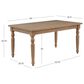 Linon Home Decor Avalon Dining Table in Light Natural Brown - Table Only, , large