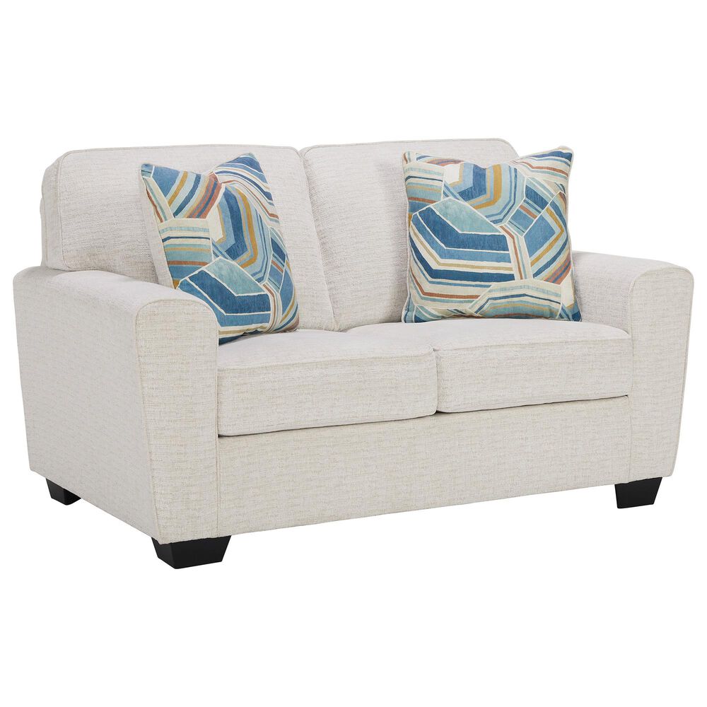 Ashley Cashton Stationary Sofa and Loveseat Set in Snow, , large