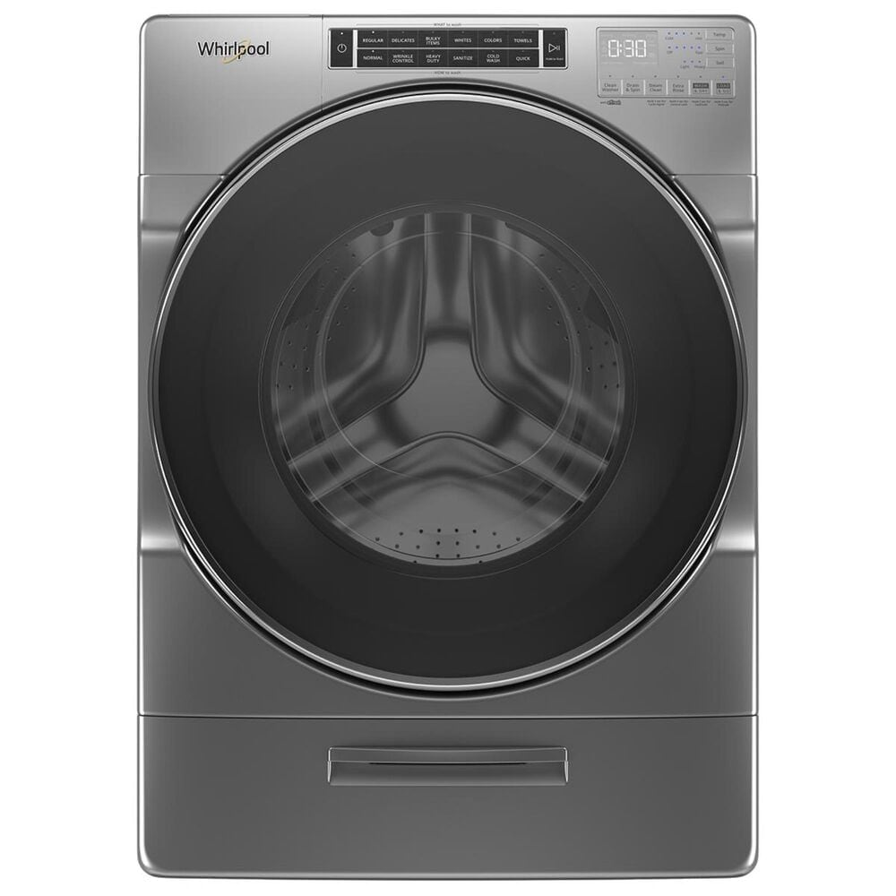 Whirlpool 5.0 Cu. Ft. Front Load Washer in Chrome Shadow, , large