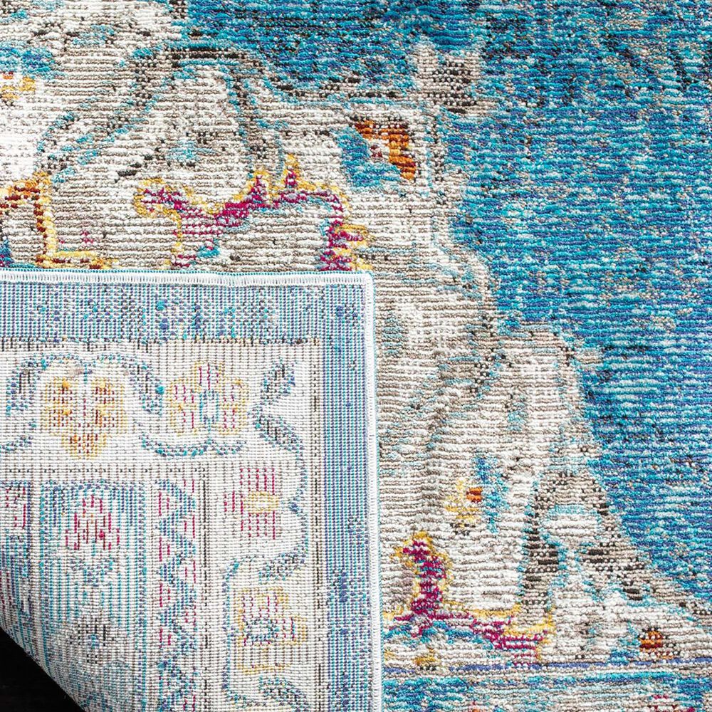Safavieh Aria ARA103N 3&#39; x 5&#39; Blue and Ivory Area Rug, , large