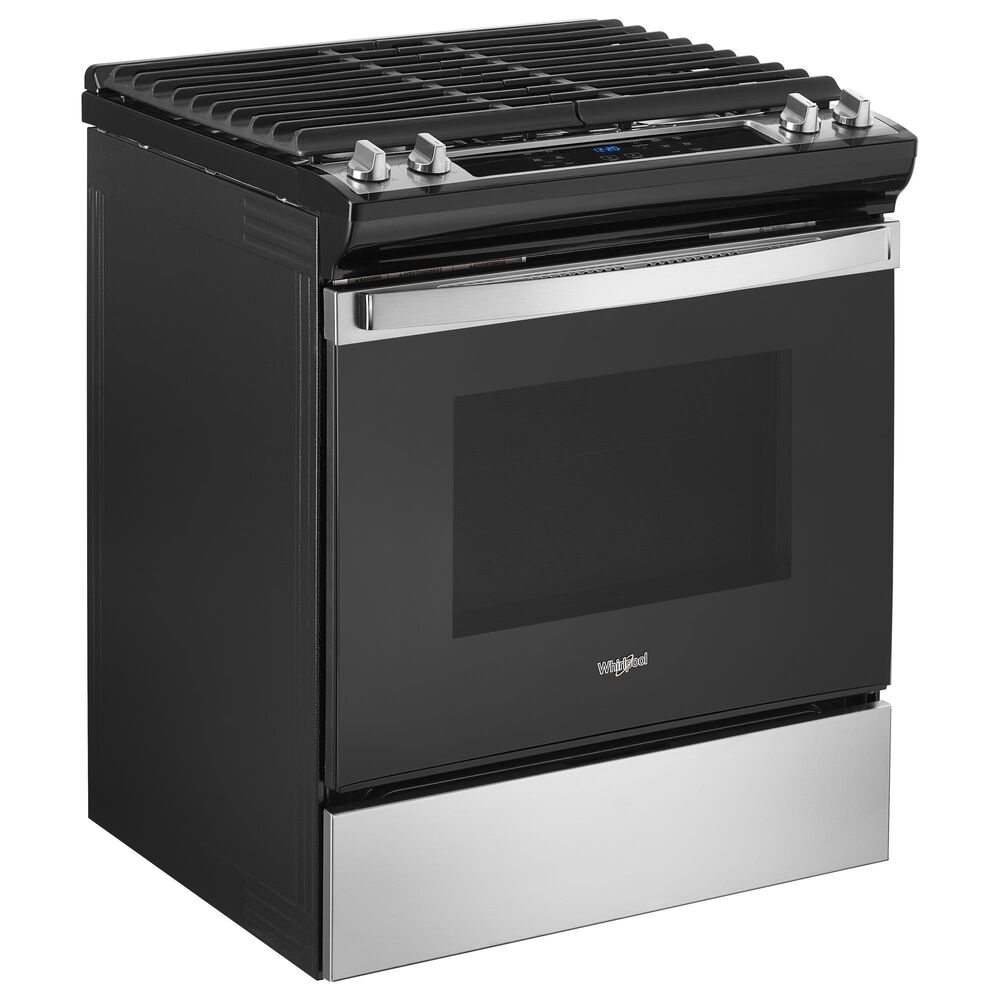 Whirlpool 5 Cu. Ft. Gas Range with Frozen Bake in Stainless Steel, , large