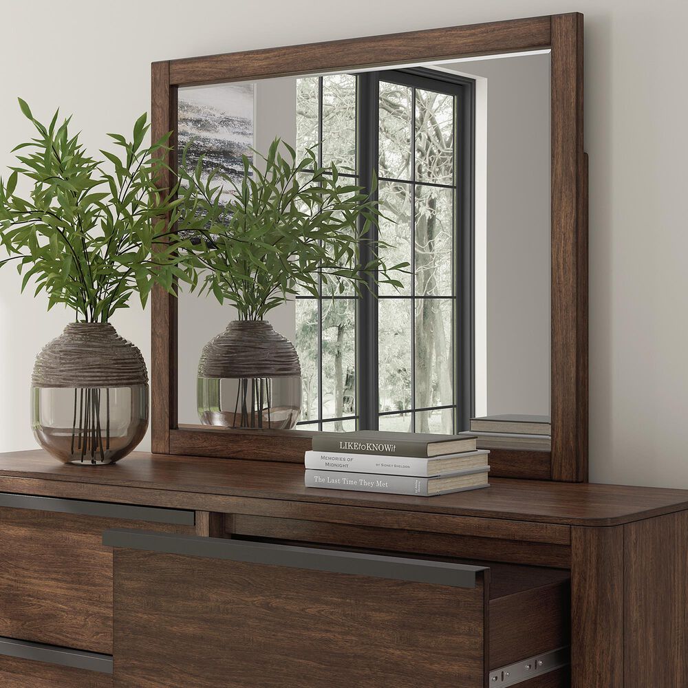 Millenium Dilenno Dresser Mirror in Dark Brown, , large