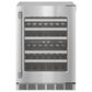 Thermador 24" Glass Door Wine Cooler with Professional Handle Right Hinge in Stainless Steel, , large