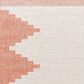 Surya Eagean EAG-2436 Rust, Ivory, Dusty Pink and Dusty Coral 5"3" x 7"7" Indoor/Outdoor Area Rug, , large