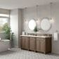 James Martin Bristol 72" Double Bathroom Vanity Cabinet in Whitewashed Walnut, , large