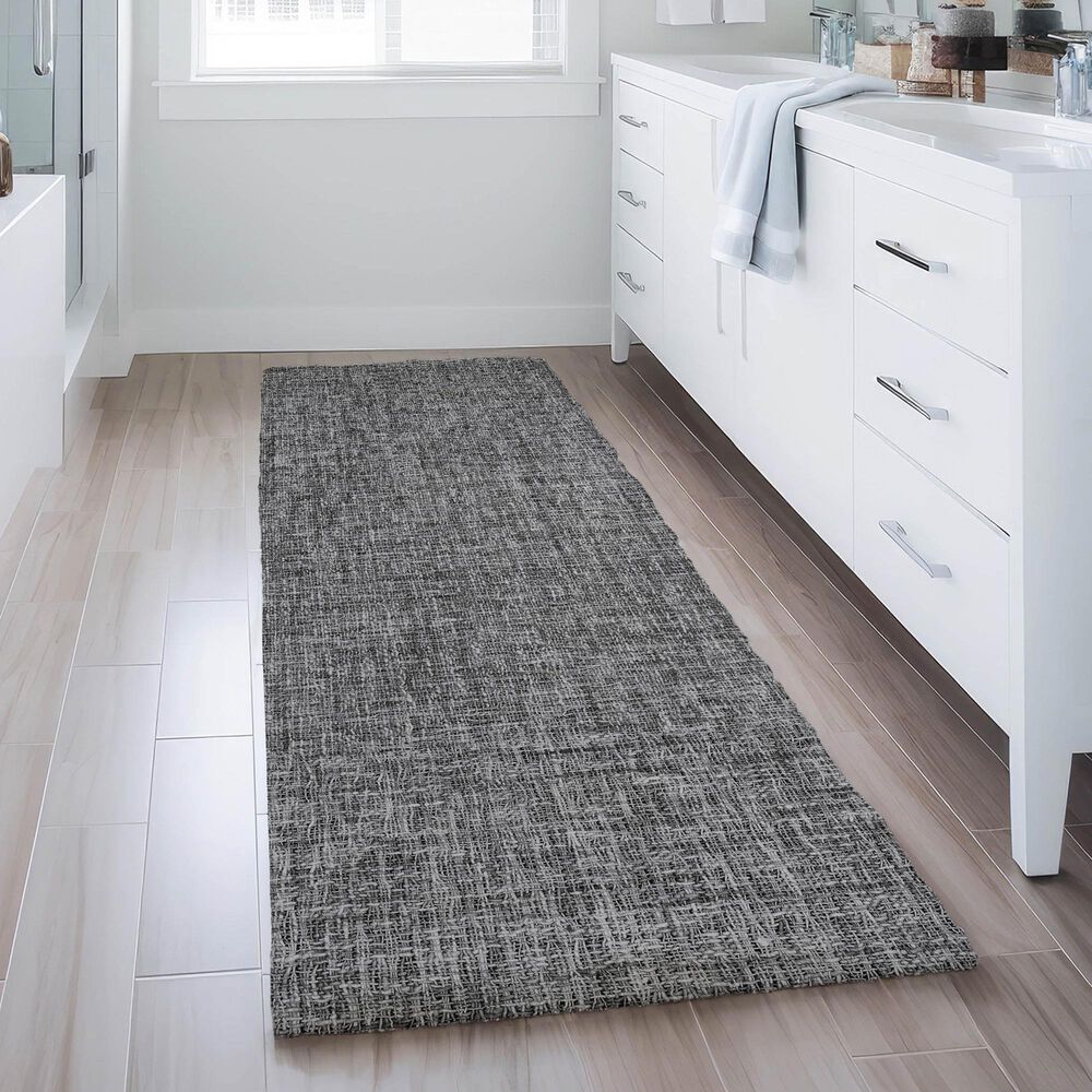 Dalyn Rug Company Voyage VY1 Charcoal 2'3" x 7'6" Runner, , large