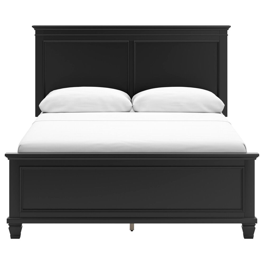 Ashley Lanolee 3-Piece Queen Bed with Two Nightstands in Black, , large
