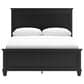 Ashley Lanolee 3-Piece Queen Bed with Two Nightstands in Black, , large