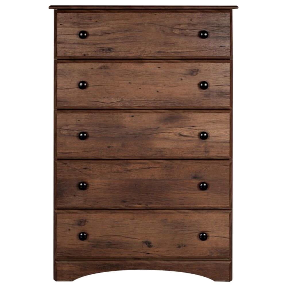 Lemoore 5 Drawer Big Chest in Aspen Oak, , large