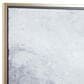 Maple and Jade 40" x 30" Geode Abstract Framed Wall Art in Black, Gold, White and Gray, , large