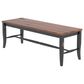 Canadel Champlain Bench in Black/Spice Washed, , large