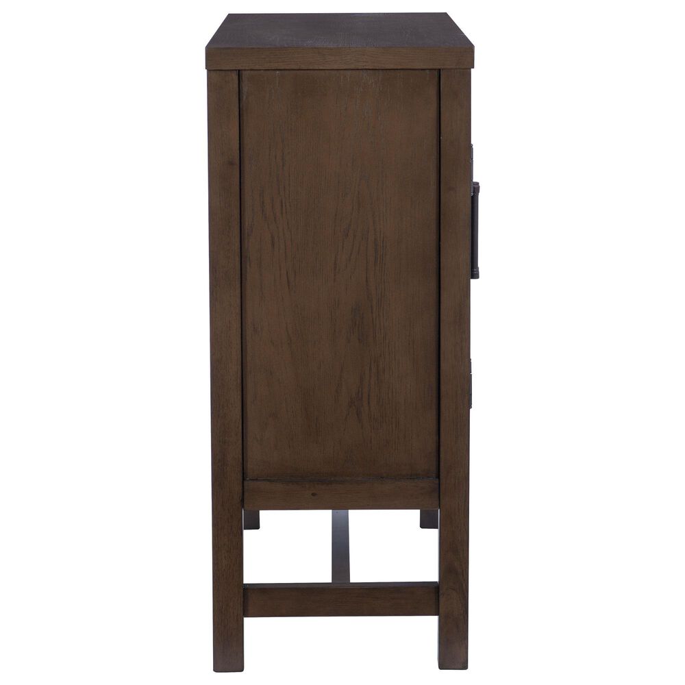 Linon Home Decor Malcolm 2-Door Accent Cabinet in Brown, , large