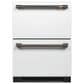 Cafe Under Counter Refrigeration Handle Kit in Brushed Black, , large