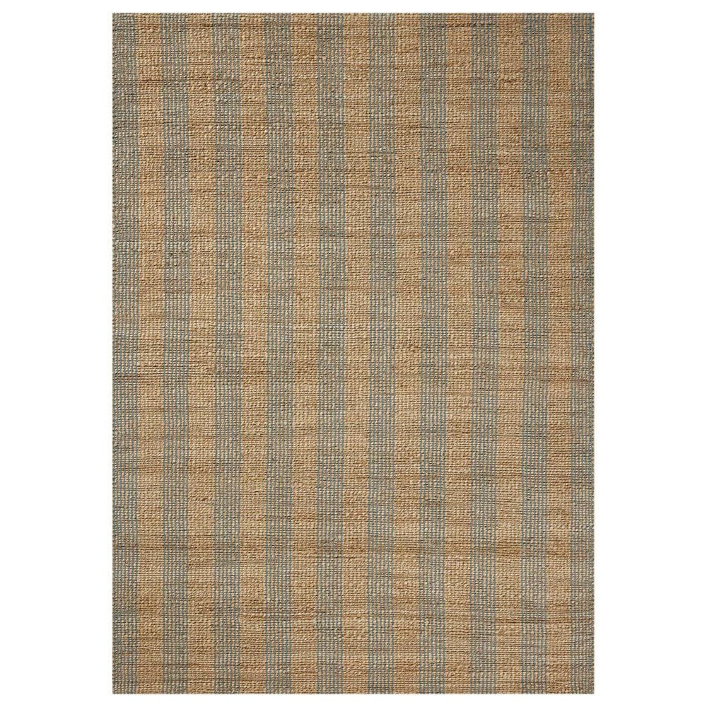 Chris Loves Julia x Loloi Judy 5" x 7"6" Natural and Sky Area Rug, , large
