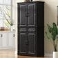 HOMLUX 71" Tall Kitchen Pantry Cabinet with 3 Pull Out Cabinet Organizers, Farmhouse Embossed Texture Storage Cabinet with 6 Door Shelves, 2 Drawers, Freestanding Cupboard for Kitchen, Dining Room Black, , large