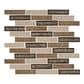 MS International Venetian Cafe 12" x 12" Glass Mosaic Sheet, , large