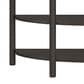 Nicolette Home Hadleigh Demilune Sofa Table in Coffee Bean, , large