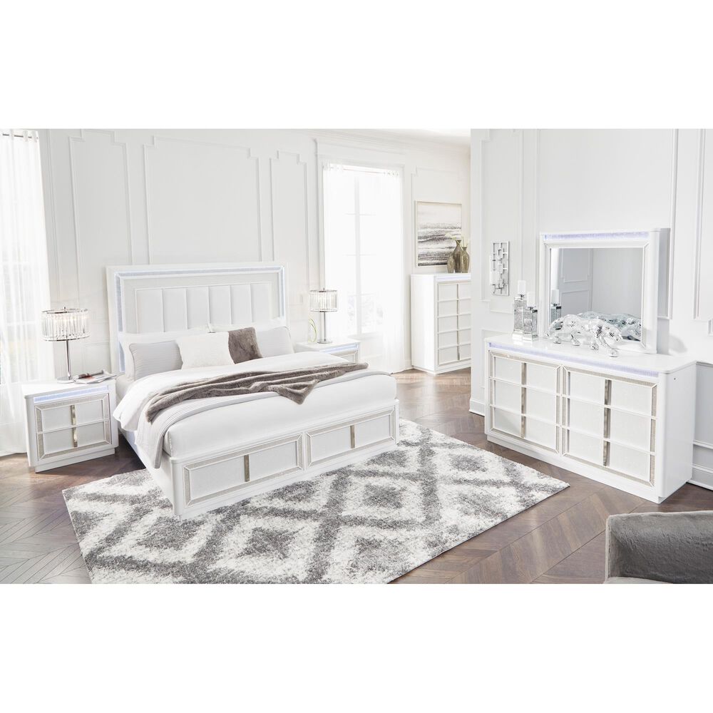 Millenium Chalanna Bedroom Mirror in White, , large