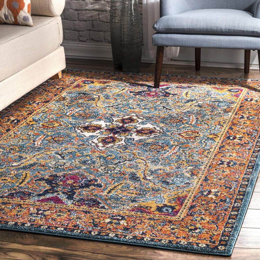 nuLOOM Bodrum RZBD86B 8' x 10' Green Area Rug Nebraska Furniture Mart