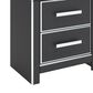 Ashley Zuraleus King Upholstered Platform Bed with Two Nightstands in Matte Black, , large