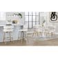 LumiSource Cinch Side Chair with Cream Velvet Cushion in Gold (Set of 2), , large