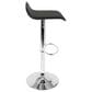 LumiSource Bistro-Ale 3-Piece Bar Set with Black Cushion in Silver and Chrome, , large