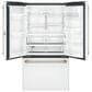 Cafe 23.1 Cu. Ft. Counter Depth French Door Refrigerator in Matte White in Brushed Bronze, , large