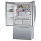 Bosch 2-Piece Kitchen Package with 20.8 Cu. Ft. 3-Door French Door Refrigerator and Pocket Handle Dishwasher in Stainless Steel, , large