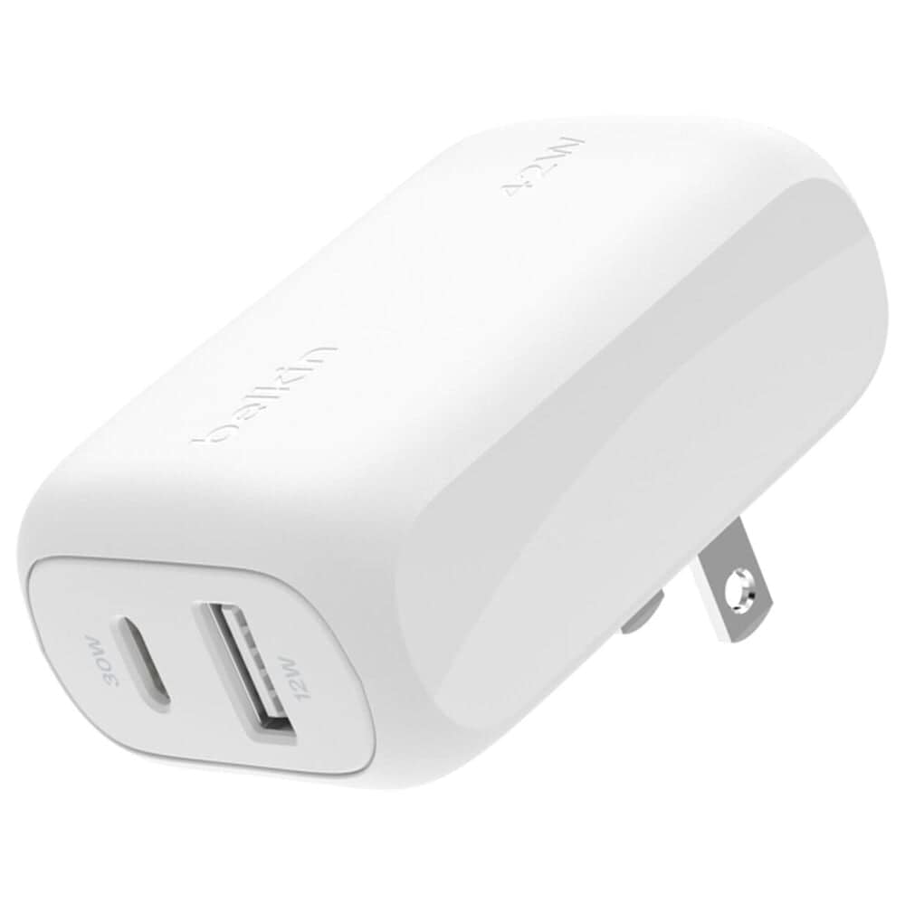 Belkin BoostCharge 42W Dual Wall Charger PD in White, , large