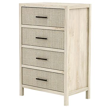 Sauder Pacific View 4-Drawer Chest in Chalked Chestnut, , large