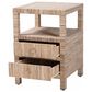 Baxton Studio Paine 2-Drawer Nightstand in Natural, , large
