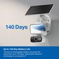 TP-Link Solar Powered Floodlight Pan Tilt Security Camera Kit in White, , large
