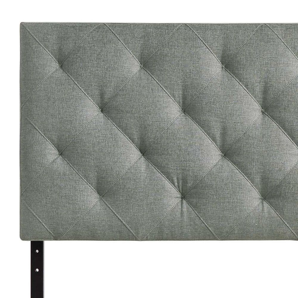 Modway Theodore Upholstered Fabric Queen Headboard in Gray, , large