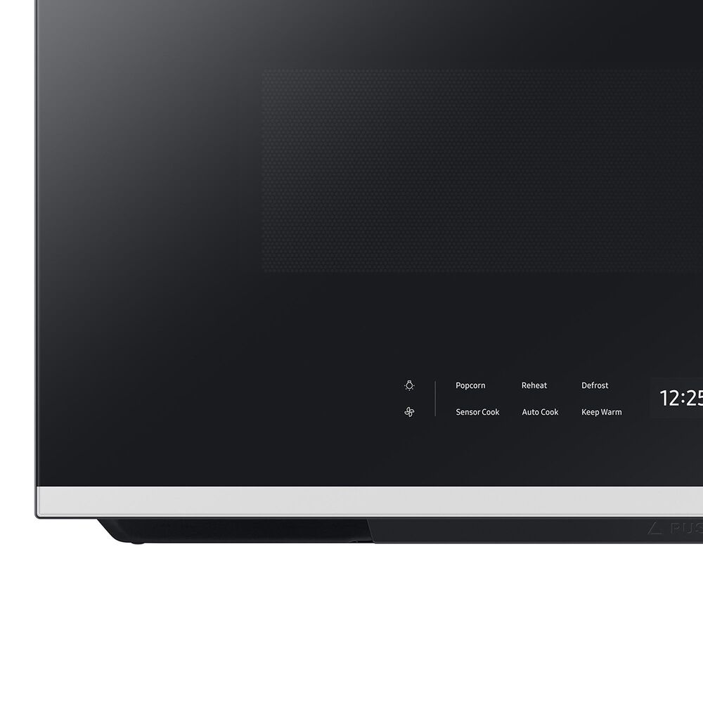 Samsung Bespoke 2-Piece Kitchen Package with 6.3 Cu. Ft. Slide-In Induction Range and 2.1 Cu. Ft. Over-the-Range Microwave in White, , large