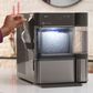 GE Profile Opal Mini Pro Nugget Ice Maker with Side Tank in Stainless Steel and Charcoal Gray, , large