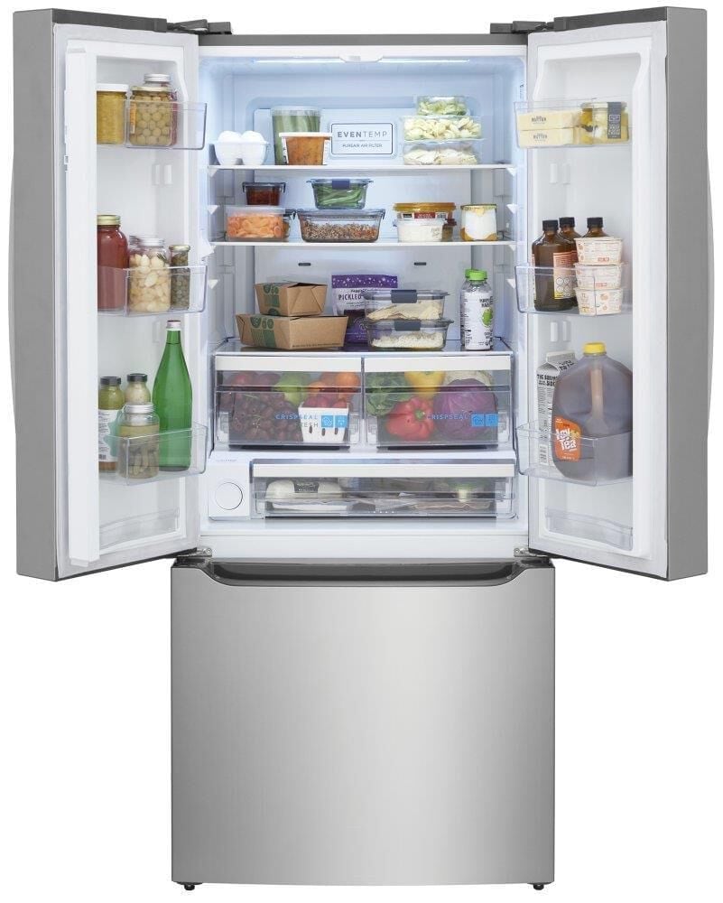 Frigidaire Gallery 20.0 Cu. Ft. Standard-Depth French Door Refrigerator in Stainless Steel, , large