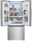 Frigidaire Gallery 20.0 Cu. Ft. Standard-Depth French Door Refrigerator in Stainless Steel, , large